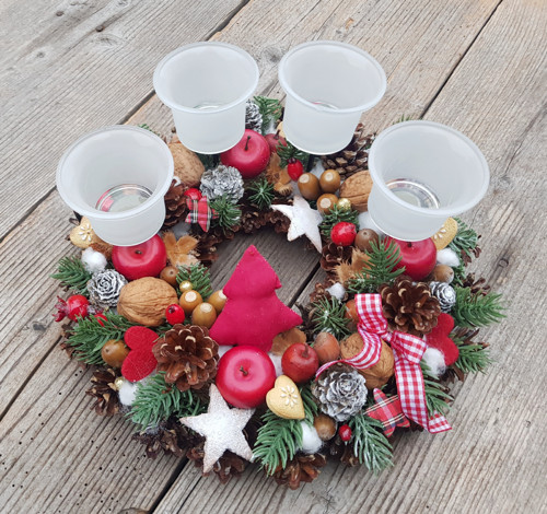 Adventní věneček na přání — foto 2