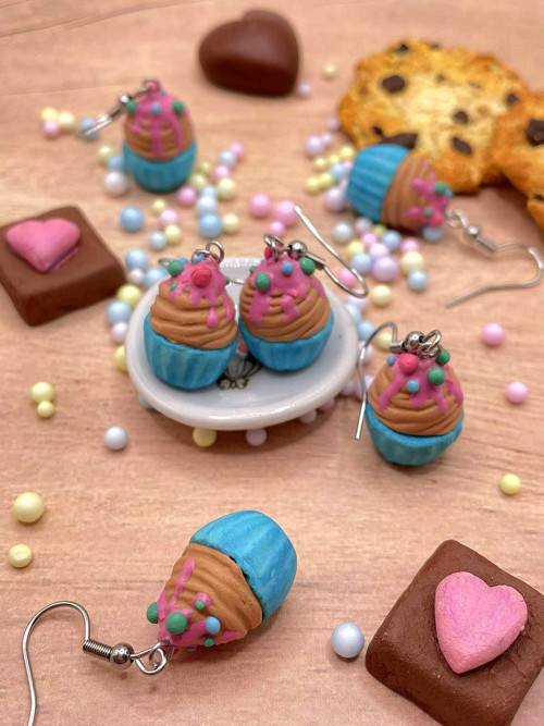 Náušnice Cupcake — foto 5