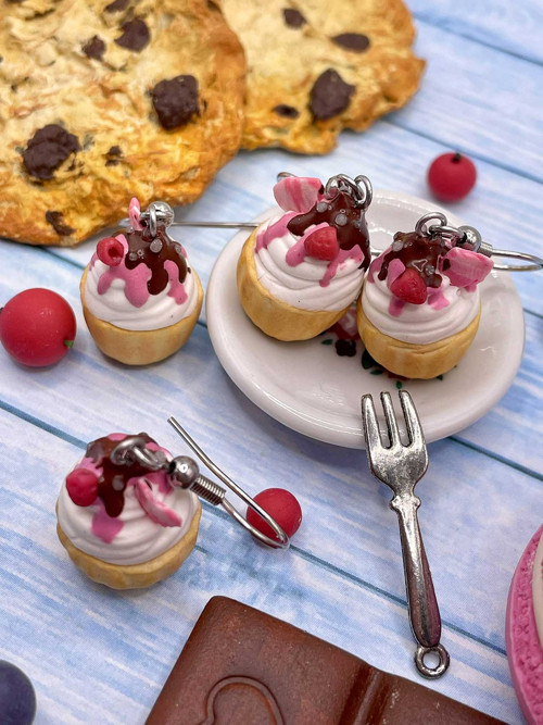 Náušnice Cupcake — foto 4