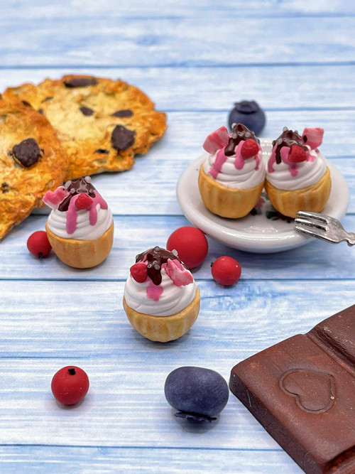Náušnice Cupcake — foto 3