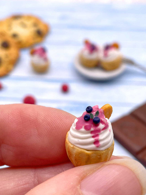 Náušnice Cupcake — foto 2