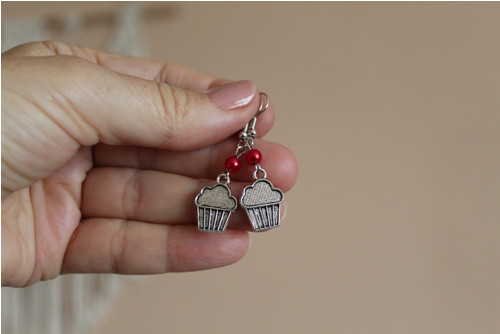 Náušnice cupcake — foto 2
