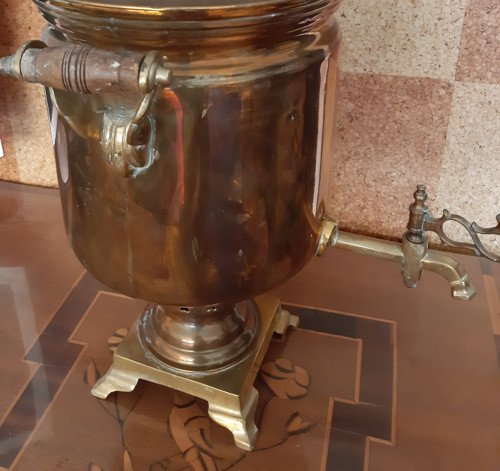 Stoletý TULSKÝ samovar ARTĚL — foto 5