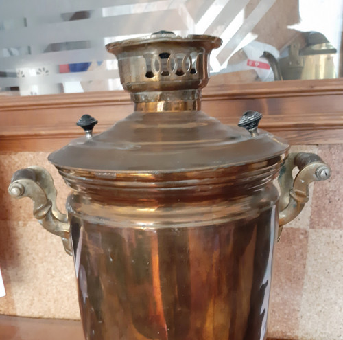 Stoletý TULSKÝ samovar ARTĚL — foto 6