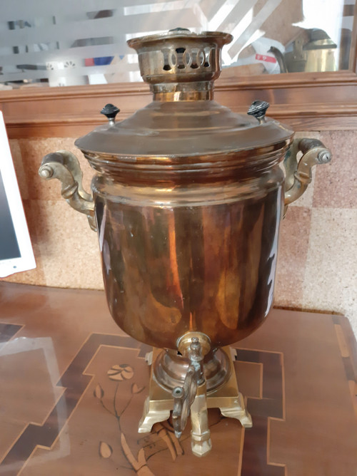 Stoletý TULSKÝ samovar ARTĚL — foto 3