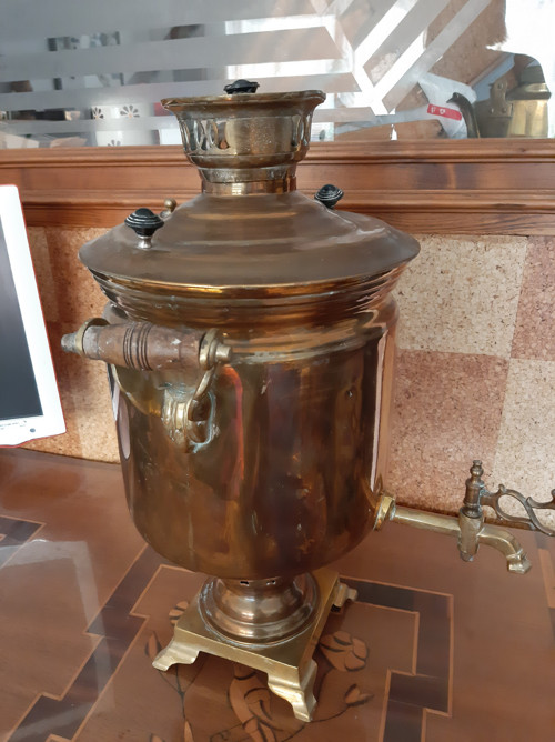 Stoletý TULSKÝ samovar ARTĚL — foto 2