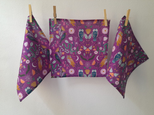 Kapesník Twilight - Owls Purple — foto 2
