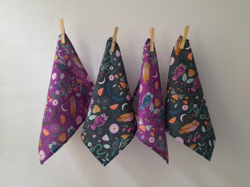 Kapesník Twilight - Owls Purple — foto 4