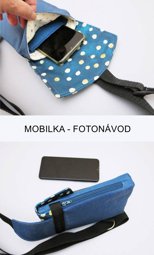 Mobilka - náprsní taška — foto 4