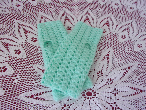 Návleky na ruce mint — foto 5