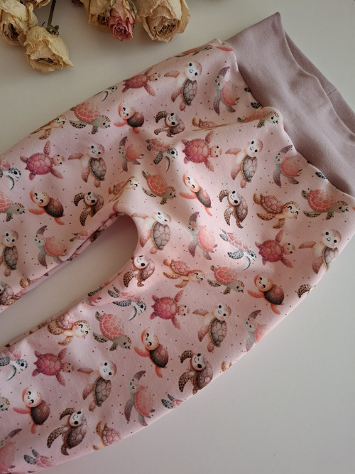 Dětské tepláčky baggy, vel. 98 Želvičky — foto 2