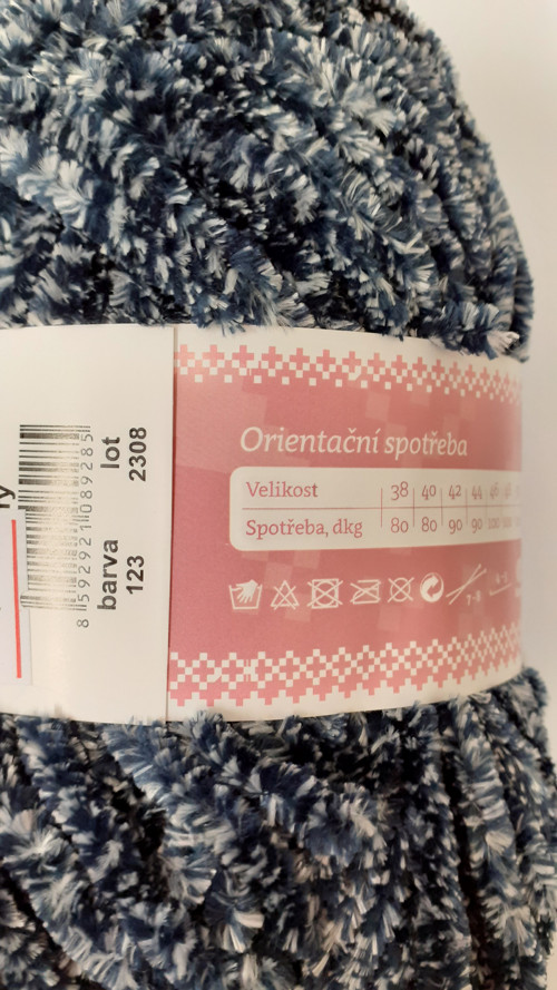 Žinylková příze DOFFY multikolor 123 — foto 2