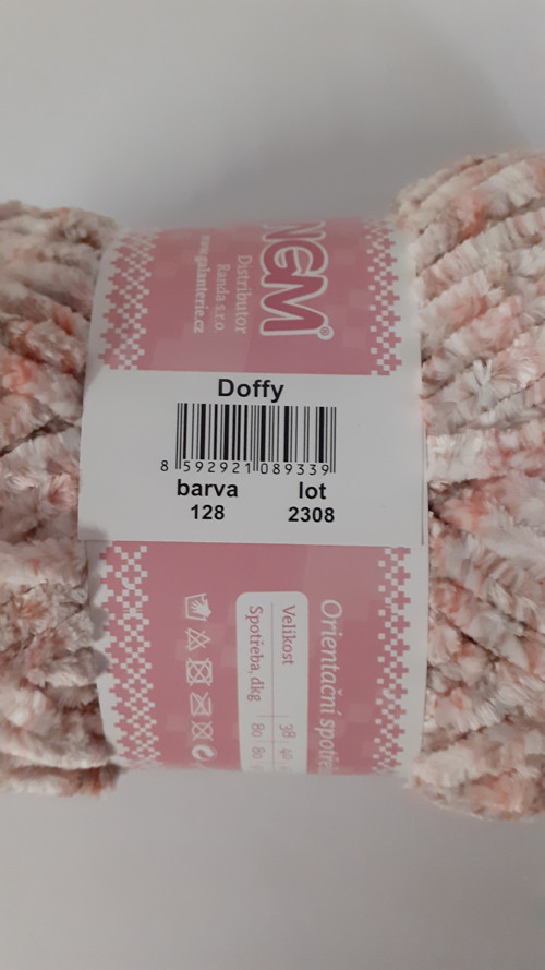 Žinylková příze DOFFY multicolor 128 — foto 2