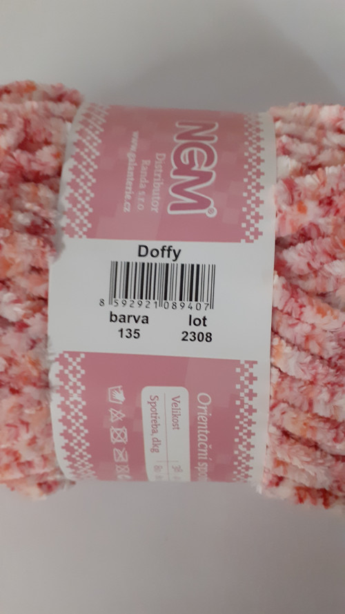 Žinylková příze DOFFY multicolor 135 — foto 2