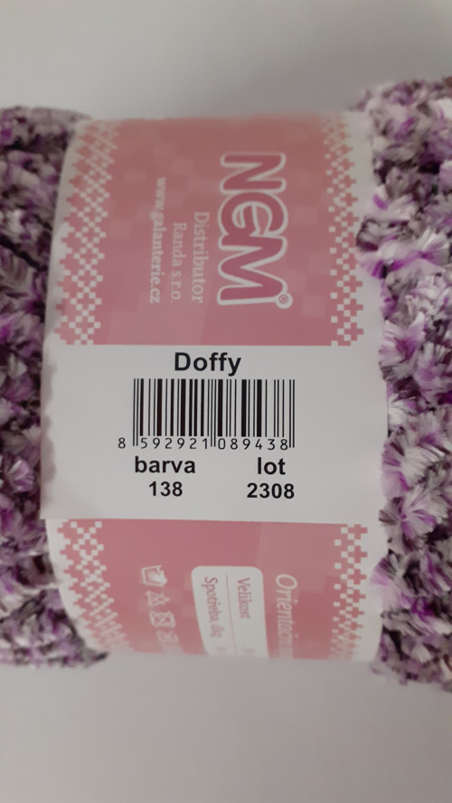 Žinylková příze DOFFY multicolor 138 — foto 2