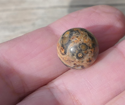 Kulička 12,2 mm - jaspis leopardí V600 — foto 2