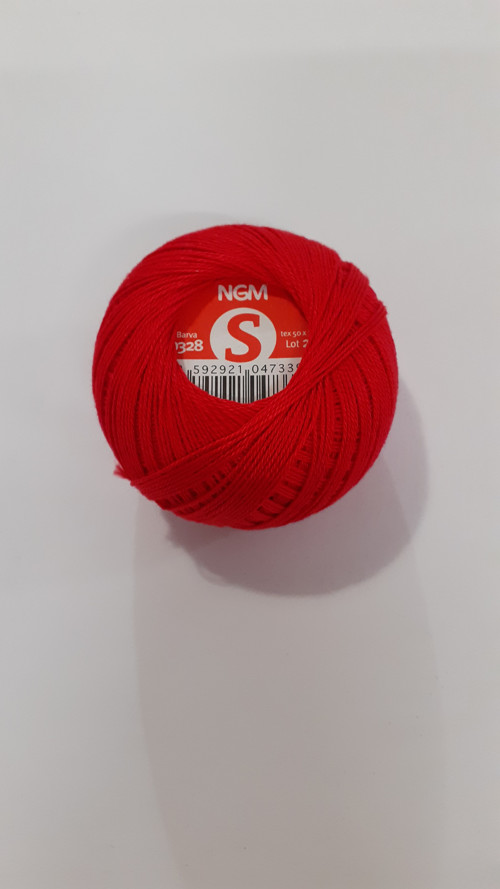 Příze Sněhurka červená 9328 — foto 2