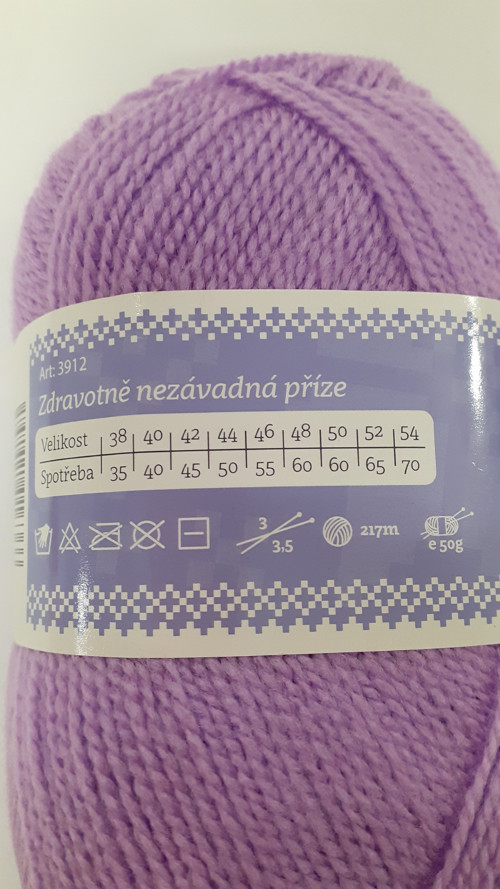 Příze Ája lila956 — foto 2
