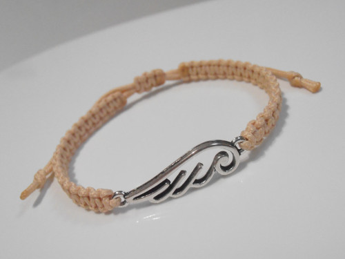 *Andělské křídlo* - macramé náramek (Unisex) — foto 3