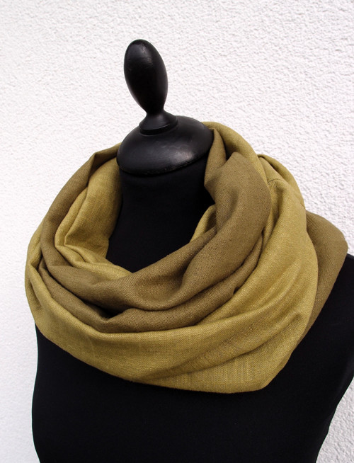 KHAKI - lněný nákrčník — foto 2