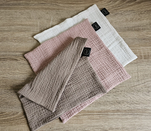 Set mušelínových žínek — foto 2