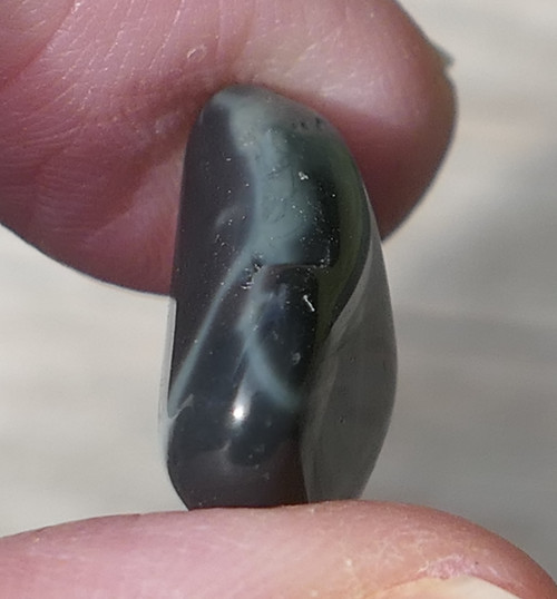 Obsidián pavoučí (18 mm) V604 — foto 2