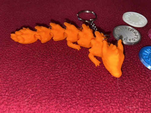 Pohyblivý přívěšek - 3D drak lll. — foto 2
