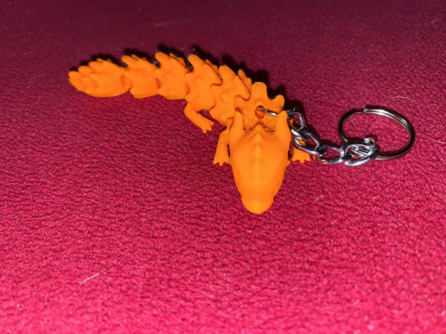 Pohyblivý přívěšek - 3D drak lll. — foto 4