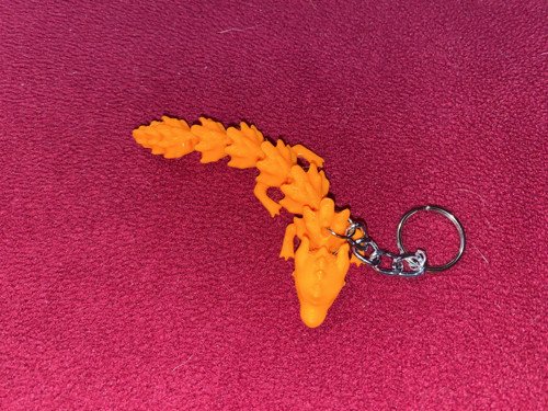 Pohyblivý přívěšek - 3D drak lll. — foto 3