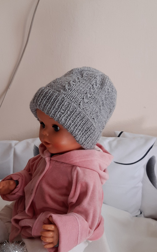 Čepice Sonja světle šedá — foto 2