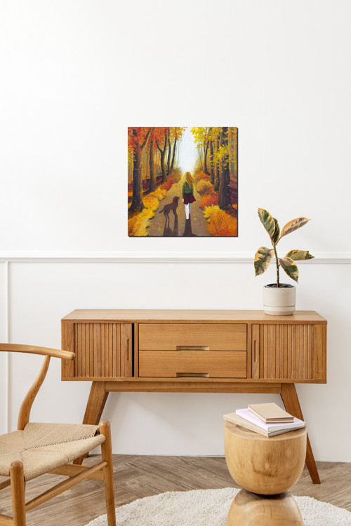 Podzimní procházka - 30x30cm — foto 3