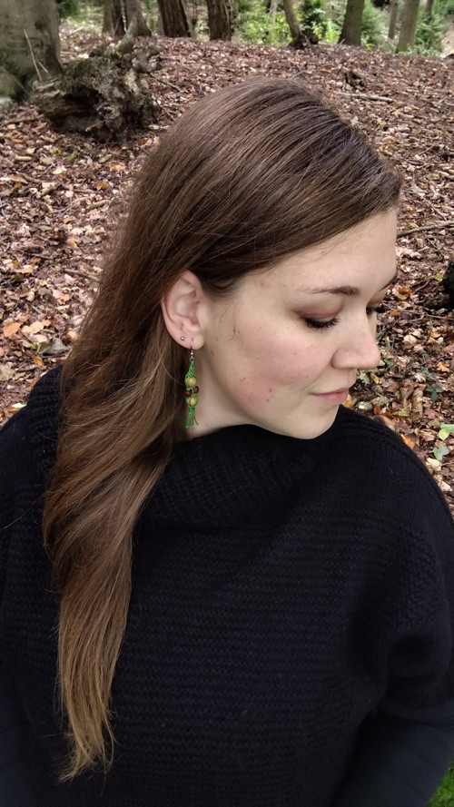 Náušnice Lesní Rhianny — foto 4