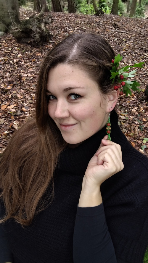 Náušnice Lesní Rhianny — foto 3