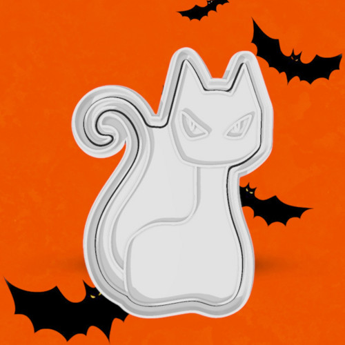 Vykrajovátko Halloween - kočka — foto 3