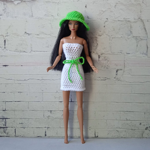 Barbie, FR, Integrity - šaty, kabátek, klobouček — foto 2
