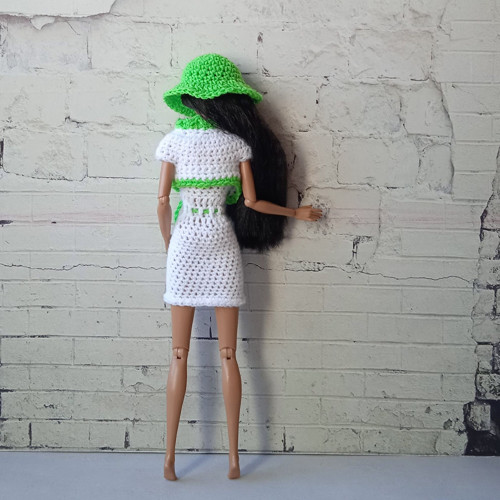 Barbie, FR, Integrity - šaty, kabátek, klobouček — foto 4
