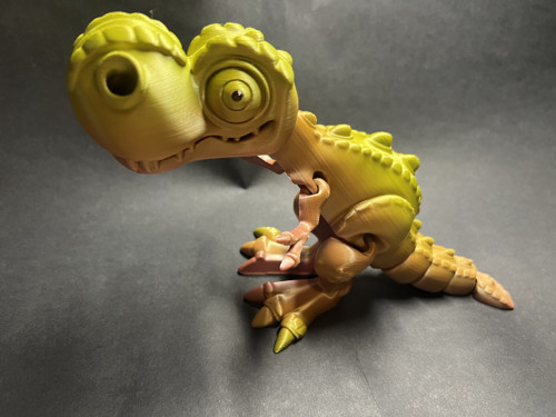 Flexi Tyranosaurus Rex - 23 cm - 3D tisk — foto 4