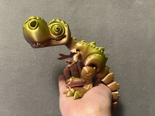 Flexi Tyranosaurus Rex - 23 cm - 3D tisk — foto 2