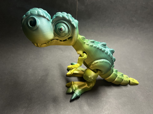 Flexi Tyranosaurus Rex - 23 cm - 3D tisk — foto 4