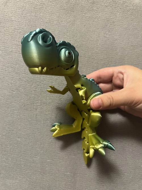 Flexi Tyranosaurus Rex - 23 cm - 3D tisk — foto 3