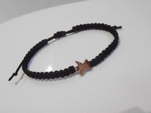 *Anděl* - macramé náramek/Nerezová ocel — foto 3