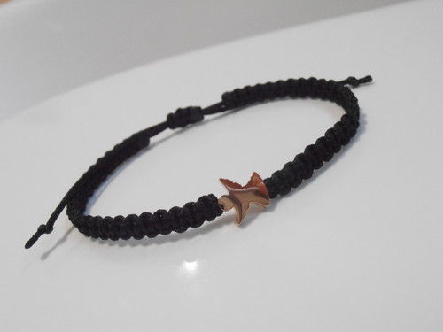 *Anděl* - macramé náramek/Nerezová ocel — foto 4