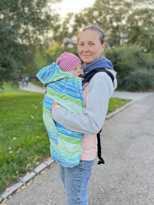 Zateplená Softshellová kapsa na nosítko 2v1 — foto 2