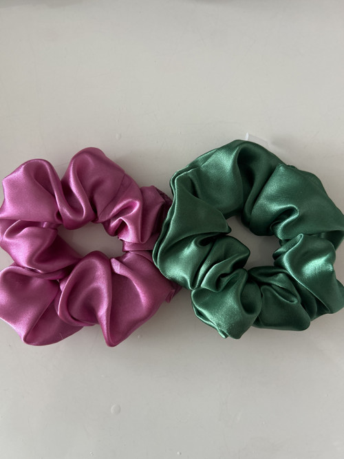 Scrunchie gumička - Zelená - Vel. L — foto 2