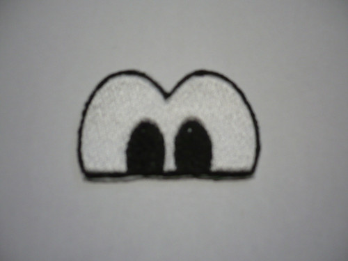 Vyšívané oči 4,5x2,5cm — foto 2