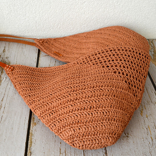SHARON- RAFFIA ISPIE, 50x40cm, kůže — foto 5