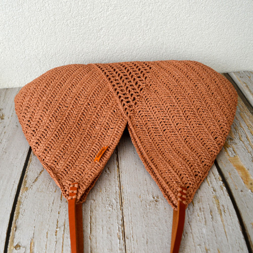 SHARON- RAFFIA ISPIE, 50x40cm, kůže — foto 4