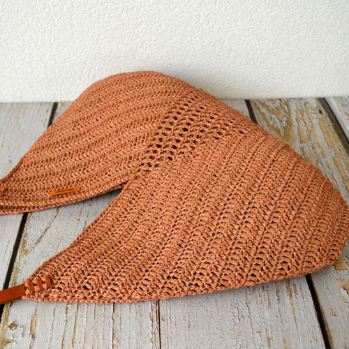 SHARON- RAFFIA ISPIE, 50x40cm, kůže — foto 3