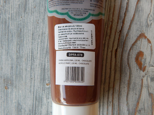 Akrylová barva 120ml Chocolate — foto 3