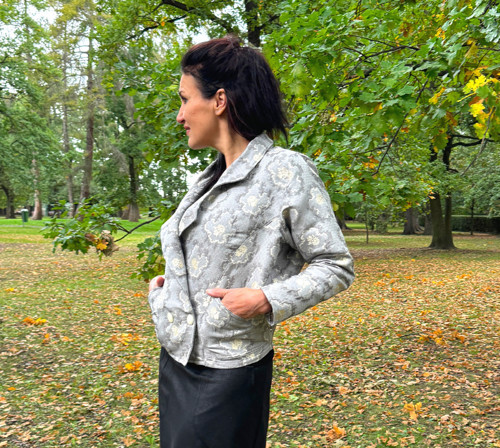 Oversize perleťové sako — foto 3